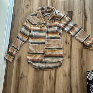 Earthbound Hippie Button Top